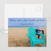 Entspannen Postkarte (Vorne/Hinten)