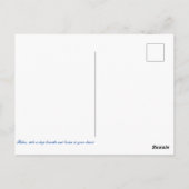 Entspannen Postkarte (Rückseite)