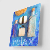 Entspannen Quadratische Wanduhr (Winkel)