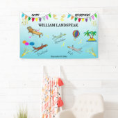 Entspannen, reisen, Spaß in glücklicher Rente habe Banner (Insitu)