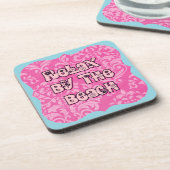 Entspannen Sie am Strand Getränkeuntersetzer (Linke Seite)