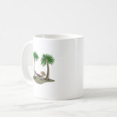 Entspannen Sie am Strand Kaffeetasse (Vorderseite Links)