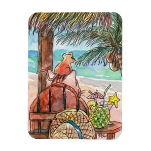 Entspannen Sie am Strand Magnet