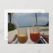 Entspannen Sie am Strand Postkarte (Vorne/Hinten)