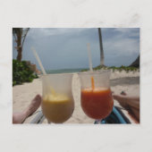 Entspannen Sie am Strand Postkarte (Vorderseite)