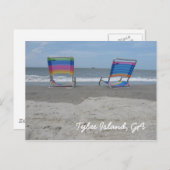 Entspannen Sie am Strand Postkarte (Vorne/Hinten)