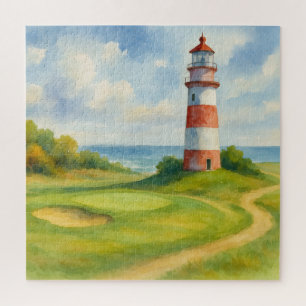 Entspannen Sie auf dem Lighthouse Golfplatz Puzzle