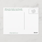 Entspannen Sie auf der Spitze der Welt: Mount Maga Postkarte (Rückseite)