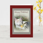 Entspannen Sie die Geburtstagskarte Karte (Gelbe Blume)