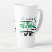 Entspannen Sie, ich habe dafür eine Tabelle, Buchh Milchtasse (Rechte Ecke)