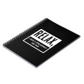 Entspannen Sie, ich habe eine Tabelle für diesen W Notizblock (Linke Seite)