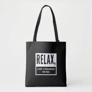 Entspannen Sie, ich habe eine Tabelle für diesen W Tasche