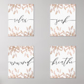 Entspannen Sie im Bad Bilderwand Sets (Vorderseite)