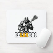 Entspannen Sie im Bro Funny Gorilla Lugano Mousepad (Mit Mouse)
