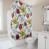 Entspannen Sie im trendigen Bad Duschvorhang (Beispiel)