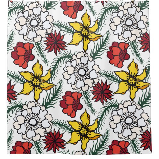 Entspannen Sie im trendigen Bad Duschvorhang (Vorderseite)