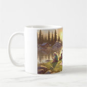 Entspannen Sie in der Osternacht am See Kaffeetasse (Links)