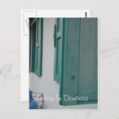 Entspannen Sie in Dominca Postkarte (Vorne/Hinten)
