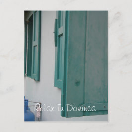 Entspannen Sie in Dominca Postkarte