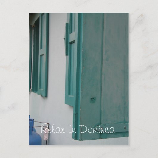 Entspannen Sie in Dominca Postkarte (Vorderseite)