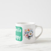 Entspannen Sie Lächeln glücklich Gerberer Blume gr Espressotasse (Rechts)