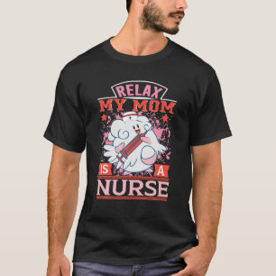 Entspannen Sie meine Mama ist ein Kindertag Funny T-Shirt