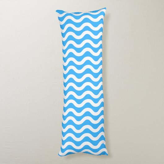 Entspannen Sie mit blauen Wellenreiten Kissen (Rückseite (Vertikal))