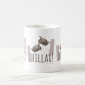 Entspannen Sie mit dem Chillax Sloth Kaffeetasse (Mittel)