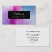 Entspannen Sie mit der Visitenkarte für Wasserfarb (Vorne/Hinten)