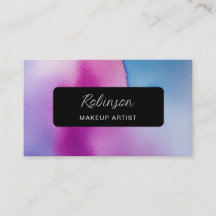 Entspannen Sie mit der Visitenkarte für Wasserfarb