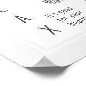 Entspannen Sie Motivierend Sprichwort Poster (Ecke)