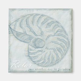 Entspannen Sie noch einen Tag im Paradiesmagnet Magnet