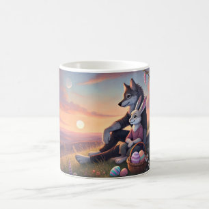 Entspannen Sie Ostern Picnic am See - Frühlingssze Kaffeetasse