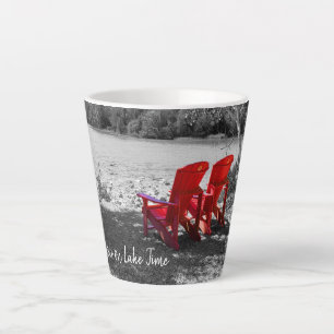 Entspannen Sie sich am Lake Time Milchtasse