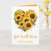 Entspannen Sie sich bald bei einer sonnigen Blumen Karte (Gelbe Blume)