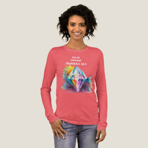 Entspannen Sie sich bei der Diamantenkunst Tri-Blend Shirt