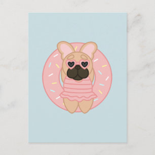 Entspannen Sie sich bei der Sommerkleidung Französ Postkarte