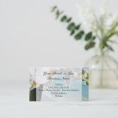 Entspannen Sie sich bei der Strandbezugskarte Visitenkarte (Stehend Vorderseite)