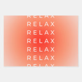 Entspannen Sie sich bei einem Drink Geschenkpapier Set (Vorderseite 2)