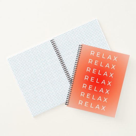 Entspannen Sie sich bei einem Drink Notizblock (Innenseite)