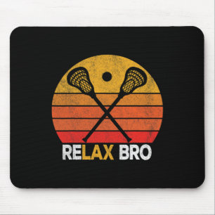 Entspannen Sie sich bei einem Lacrosse Zitat Lacro Mousepad
