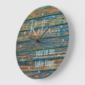 Entspannen Sie sich bei einem Tagesangebot Große Wanduhr (Winkel)