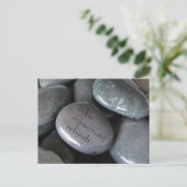 entspannen Sie sich bei einer Erneuerung Postkarte (Stehend Vorderseite)