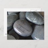 entspannen Sie sich bei einer Erneuerung Postkarte (Vorne/Hinten)