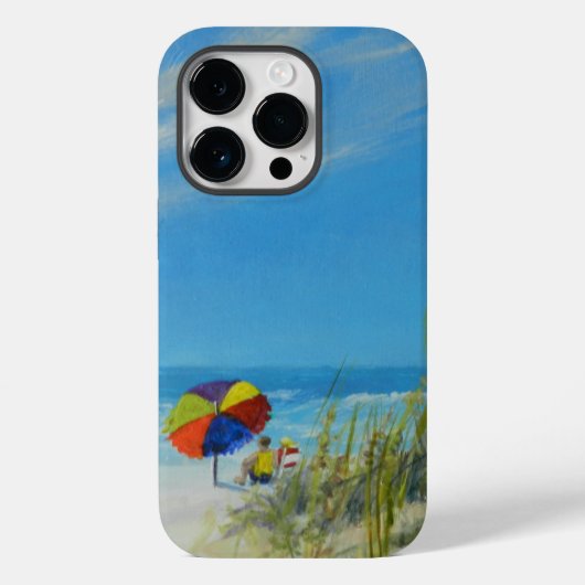 Entspannen Sie sich bei einer privaten Strandkunst Case-Mate iPhone Hülle (Rückseite)