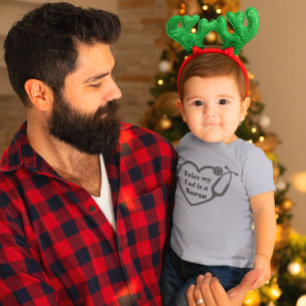 Entspannen Sie sich bei meinem Vater ist eine Lieb Baby T-shirt