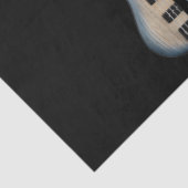 Entspannen Sie sich beim Bass Player, der sich hie Seidenpapier (Detail)