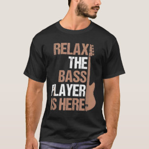 Entspannen Sie sich beim Bass Player für einen Git T-Shirt
