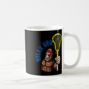 Entspannen Sie sich beim Bro! Funny Sasquatch Lax  Kaffeetasse