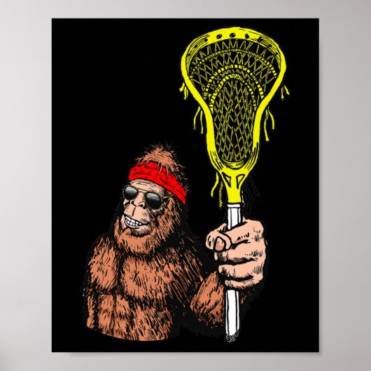 Entspannen Sie sich beim Bro! Funny Sasquatch Lax  Poster (Vorne)